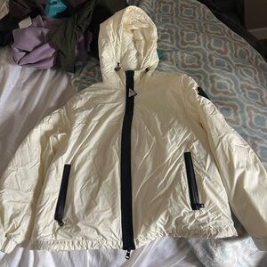 Moncler women’s white puffer jacket